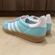 thumbnail image 4 of Ad-id-as Gazelle Indoor Preloved Blue Gum White Sneakers (HQ9017) Sz 11, 4 of 5