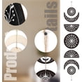 thumbnail image 3 of 7Pcs Spider Web Moon Phase Wall Hanging Moon Cycle Wall Decor Moon Wooden Ornaments Hang Vertical Decorative Gifts for Home Farmhouse Gallery Apartment Bar 37.1x6.3in colorful DIY, 3 of 9