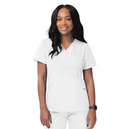 

Sivvan Women’s Scrubs Mock Wrap Top (Available in 12 Colors)