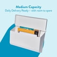 thumbnail image 2 of Architectural Mailboxes Woodlands Galvanized Steel, Medium, Wall-Mount Mailbox in White, 2 of 8