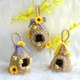 thumbnail image 4 of Neinkie Jute Bee Hive Decor Bee Tiered Tray Decorations Decorative Honey Bee Skeps Spring Farmhouse Coffee Table Decor Country Kitchen Decor, 4 of 7