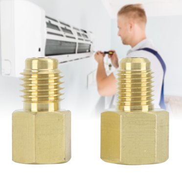 Refrigerant Adapter, Professional Refrigerant Connector 1.2x1.1in For Mini Split System For Charging And Maintenance Tools