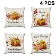thumbnail image 1 of Fundas de almohada de otoño 45 * 45 cm para decoración de otoño Juego de 4 Cosecha de otoño Tema de calabaza Granja Fundas de almohada decorativas para sofá Sofá Decoración del hogar Adepaton 2034642-2, 1 of 9