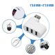 thumbnail image 3 of Hub USB, Divisor USB 3 En 1, Expansor USB Giratorio De 90/180, Adaptador Multipuerto Portátil, 1 Puerto USB3.0, 2 Puertos USB2.0, Para Impresora De Unidad Flash HDD Portátil, 3 of 7