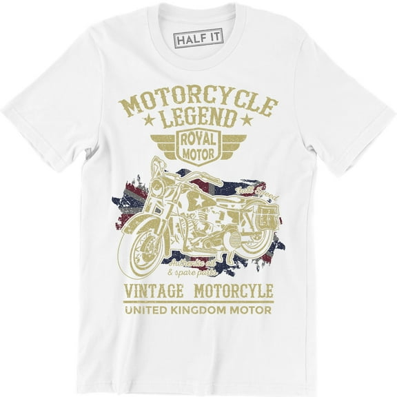 Motorcycle Legend Vintage Motorcycle UK Motor - Squad Rider Men's T-Shirt
