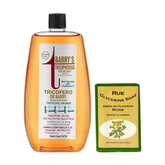Lenman & Kemp Barry's Tricopherous (With Oil) 8oz   Ruda Soap 3.35oz