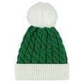 thumbnail image 6 of American Trends Baby Beanie Double Pom Pom Hat Kid Toddler Beanies Knit Baby Girl Winter Hat Caps for Baby Boys Girls 1 Pack White Green, 6 of 6