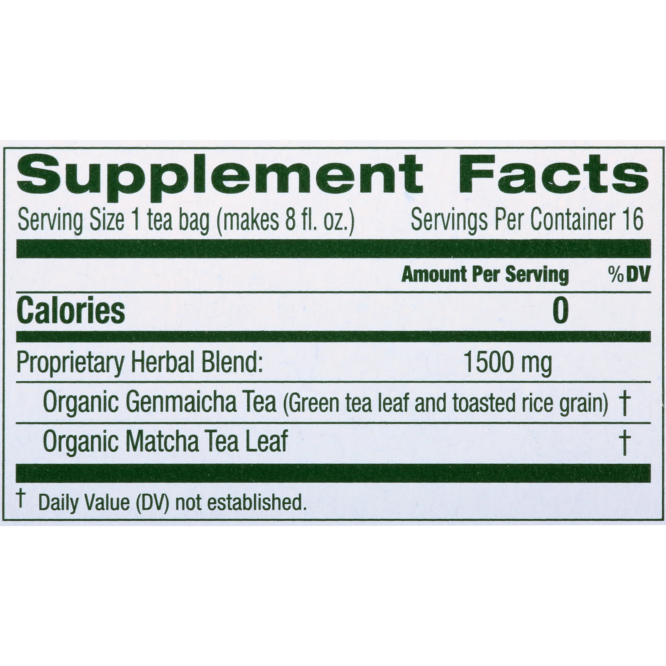 (6 pack) Traditional Medicinals, Organic Green Tea Matcha with Toasted Rice, Tea Bags, 16 Ct