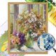 thumbnail image 1 of Hilo Bordado JShteea 11CT 3 Hebras 50*64cm Kit Serie Flores Punto Cruz, 1 of 9