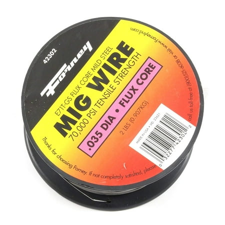 42302 Flux Core Mig Wire, All position flux core MIG wire for mild steel that is a self Shielded and works well on rusty, dirty and painted.., By (Best Flux Cored Wire For Mild Steel)