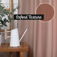 thumbnail image 3 of Quality Home Oxford Anti-Rust Silver Grommet Curtains- Set of 2 Panels – Window Treatment for Porch, Patio, Pergola, Sunroom, Gazebo, Living Room, Sliding Door (Beige, 52”W x 84”L), 3 of 4