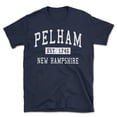 thumbnail image 1 of Pelham New Hampshire Classic Established Men's Cotton T-Shirt, 1 of 1