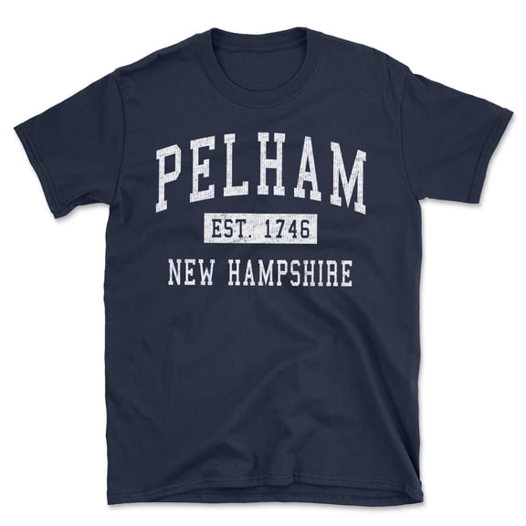 Pelham New Hampshire Classic Established Men's Cotton T-Shirt