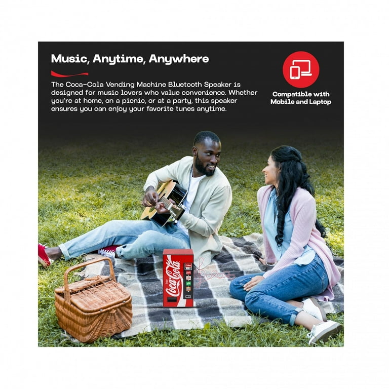 Coca-Cola, Vending Machine Bluetooth Speaker, Portable - Walmart.com
