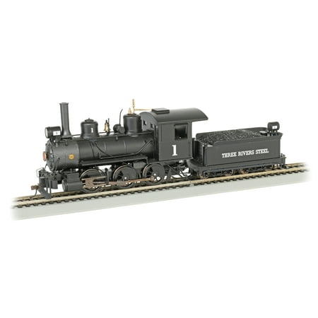Bachmann #29401 On30 0-6-0 Steam Locomotive, Three Rivers Steel, DCC Equipped & Sound Ready