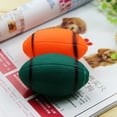 thumbnail image 6 of Fairnull Pet Puppy Chew Bite Rugby Ball Squeaker Squeaky Training Sound Toy Dog Gift, 6 of 7