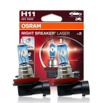 H11: Osram 64211NL-2HB Night Breaker Laser Halogen Bulbs | Eco Pack | Pack of 2