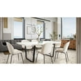 thumbnail image 2 of Session 2-Pack Dining Chair in Ivory Boucle with Black Powder Coat Metal Leg by Diamond Sofa, 2 of 20