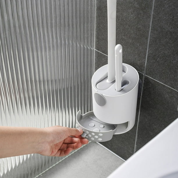 Toilet brush and 2024 roll holder set