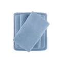 thumbnail image 3 of Comfort Classics Micro Fleece 3-Piece Blue Sheet Set, Twin, 3 of 8