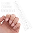 thumbnail image 1 of 120 puntas de uñas cortas, cobertura total, transparentes, postizas, para extensiones de uñas caseras., 1 of 5