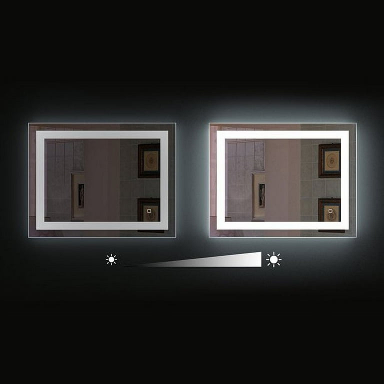 Hauschen 32x40 inch led cheap lighted bathroom wall mounted mirror