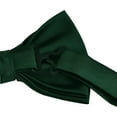 thumbnail image 4 of LAICAIW Mens Solid Color Double Fold Pre-tied Bow Tie and Pocket Square Set, 4 of 7