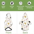 thumbnail image 3 of Uemuo Geometric Triangle for Winter Dog Hoodie Sweatshirts with Pockets Warm Dog Clothes for Small Dogs Chihuahua-X-Large, 3 of 8