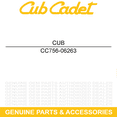 thumbnail image 5 of CUB CADET 756-06263 Pump Drive Pulley Tank M48 M54 M60 M72 Pro X 648 654 660, 5 of 8
