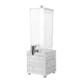 thumbnail image 3 of Torre de cerveza de 3 litros, de acrílico, con grifo integrado, accesorio para bar, dispensador de zumos con grifo. cubo cuadrado, 3 of 9
