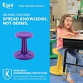 thumbnail image 4 of Pre-Teen Wobble Chair 18.7IN Purple, 4 of 6