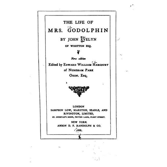 The Life of Mrs. Godolphin