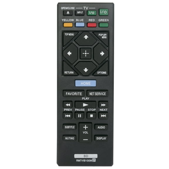 New RMT-VB100M Replaced Remote Control for Sony Blu-ray Disc DVD Player BDP-S5500 BDP-S4500 BDPS3500