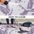 thumbnail image 5 of Purple Crane Silhouette Outdoor Rug for Patio/Deck/Porch, Non-Slip Large Area Rug 3 x 5 Ft, Modern Abstract Flowers Botanical Indoor Outdoor Rugs Washable Area Rugs, Camping Rug Carpet Runner, 5 of 8