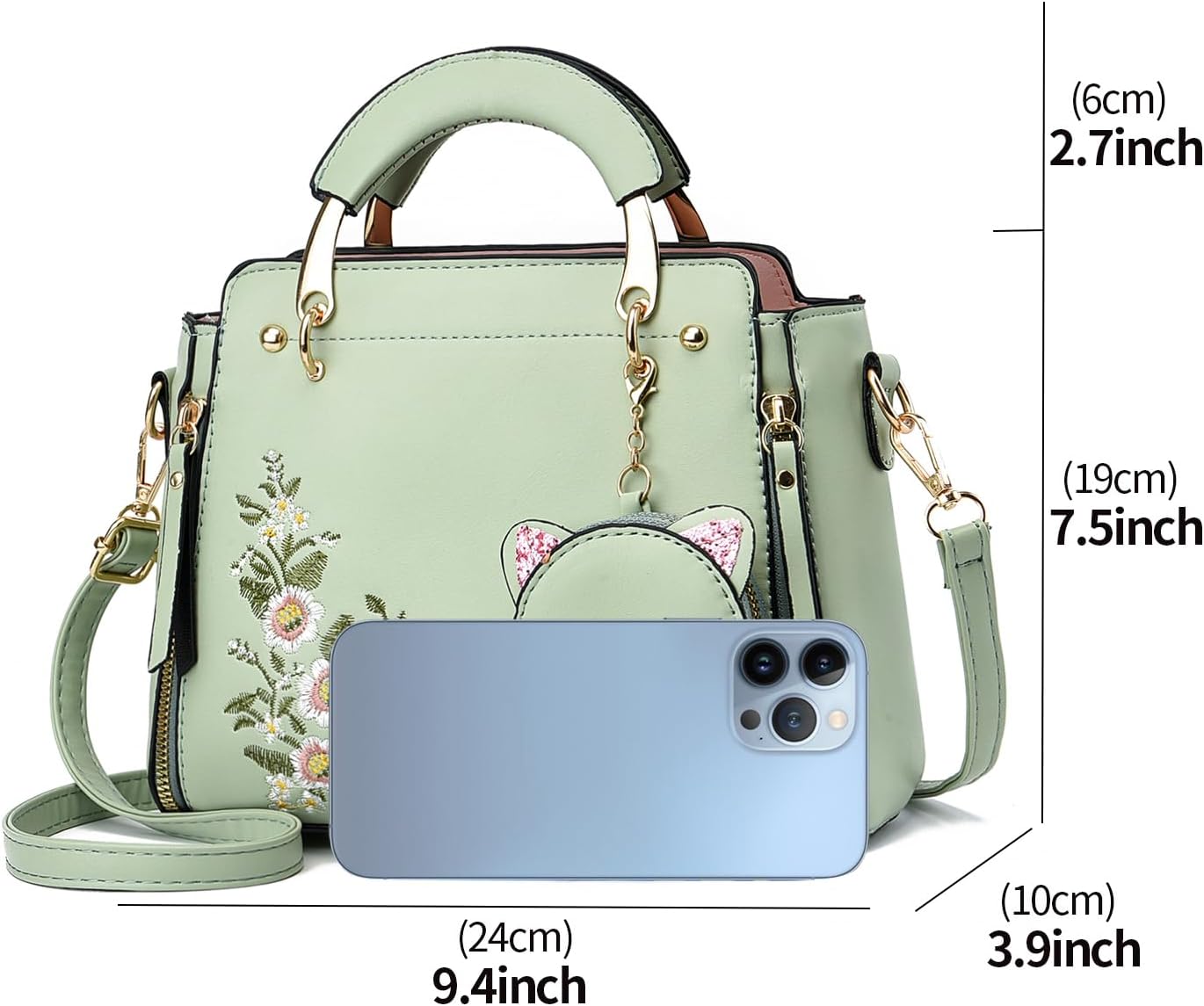 Kwuty Fashion Purses and Handbags for Women Ladies Crossbody Bags Top Handle Satchel Shoulder Bags Small Totes