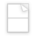 thumbnail image 6 of EcoSwift Brand Premium Half Sheet Self Adhesive Shipping Labels for Laser & Inkjet Printers, 8.5 in. x 5.5 in., 2 UP, White, 8 1/2 x 5 1/2, Pack of 200 Labels, 100 sheets, 6 of 6