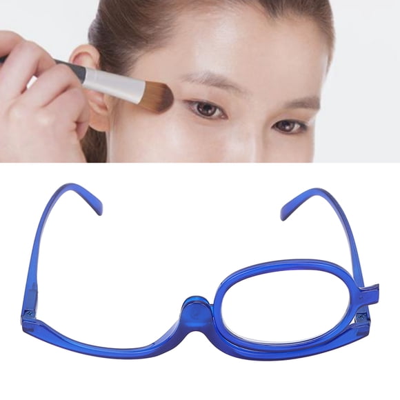 Gafas de Maquillaje Con Lentes Intercambibles de Gran Aumento Con Material Acrílico para PC, Regalo Perfecto para Maquilladores, Livianas y Portátiles para Vijes a Casa