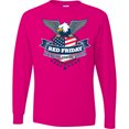 thumbnail image 3 of Inktastic Red Friday Remembering Everyone Deployed with Eagle and Shield Long Sleeve T-Shirt, 3 of 5