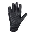 thumbnail image 2 of Dream Apparel Black Leather Motorcycle Knuckle Protector Gloves Riding Gloves for Men Women Biker Full Finger, 2 of 2
