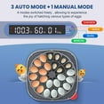 thumbnail image 6 of Adnoom 24 Egg Incubator for hatching chicks, Incubator with Temperature Control Humidity Display, Automatic Egg Turning,4 Modes, Digital Egg Incubator w/Egg Candler for Hatching Chicken Duck Quail, 6 of 9