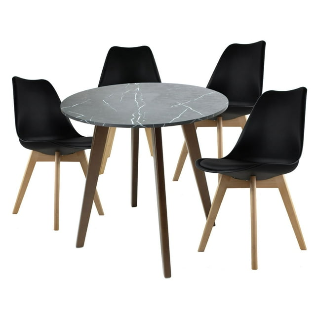 Mesa Frankfurt 80 con 4 Sillas Frankfurt