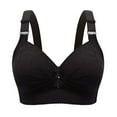 thumbnail image 2 of asdoklhq Sports Bras for Women,And Large Non-ring Side Wrap Bra Large Chest Show Small Bra Bra, 2 of 3