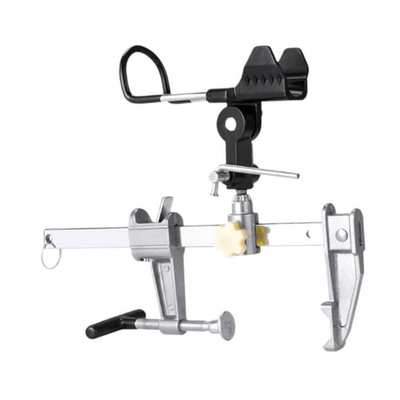 jinwen Boat Rod Rest Universal Easy Installation Easy to Carry Raft Fishing Bracket Clamp Distance 30cm