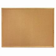 Quartet QRT308 Cork Board- 1-.75in. Frame Face- 8ft.x4ft.- Oak Frame-Nat. Finish