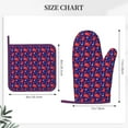 thumbnail image 3 of Honeii Cute Crabs patten Oven Mitts and Pot Holders Sets, Baker Oven Mitts, Mittens for Kitchen Decor, Baking Lover over Gloves Gifts, 3 of 7