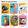 thumbnail image 4 of Marcadores de pintura acrílica ARTISTRO de 60 colores con doble punta, 4 of 7