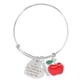 thumbnail image 1 of MasteelfCA Adjustable Bracelet Engraved Message Bracelet Teacher Appreciation Bangle Gift, 1 of 7