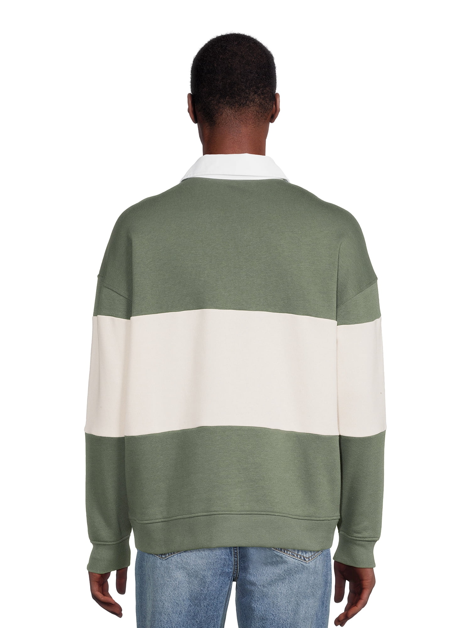 No Boundaries Men's Polo Sweatshirt