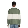 thumbnail image 3 of No Boundaries Men's Polo Sweatshirt, 3 of 5