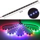 thumbnail image 2 of Tira de luces LED para coche, 30 cm, resistente al agua, luz de neón, decoración interior y exterior de motocicletas, luz ambiental de circulación diurna, 12 V, 2 of 5